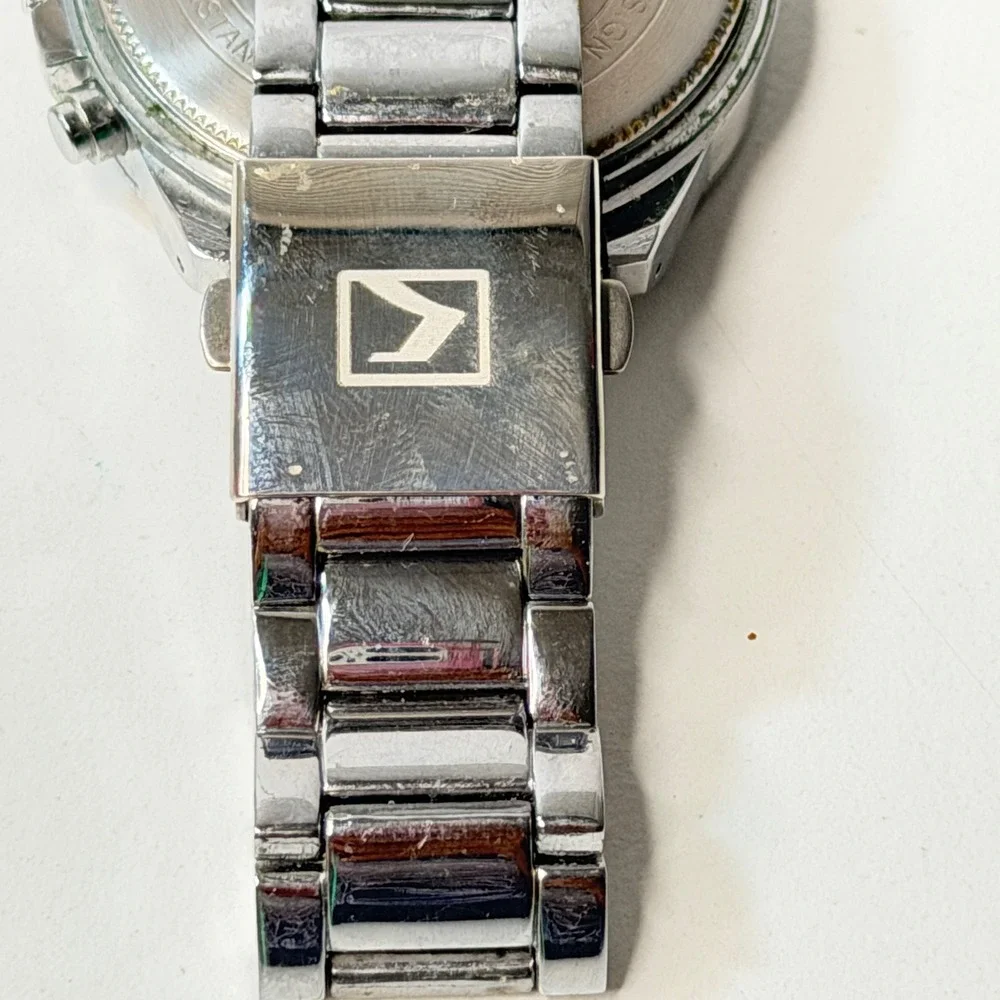 Curren Mens‎ Chronograph Watch M:8275 Silver Stainless Steel Water Resistant